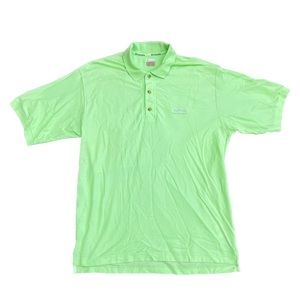 Columbia Short Sleeve Bonefish Key West Green Polo Shirt Size Medium